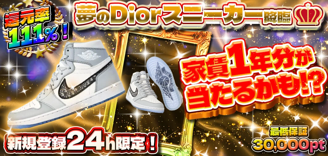 夢のDiorスニーカー降臨