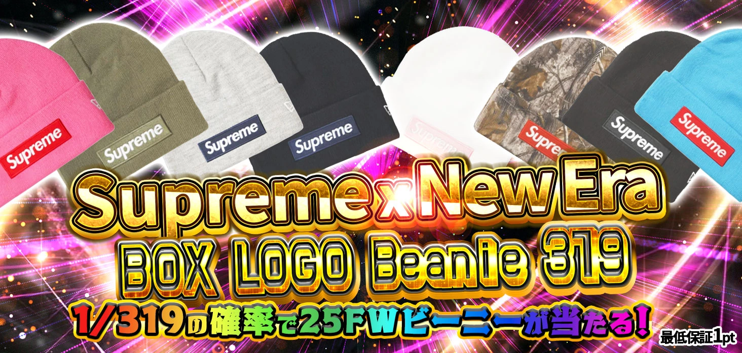 Supreme x New Era BOX LOGO Beanie 319