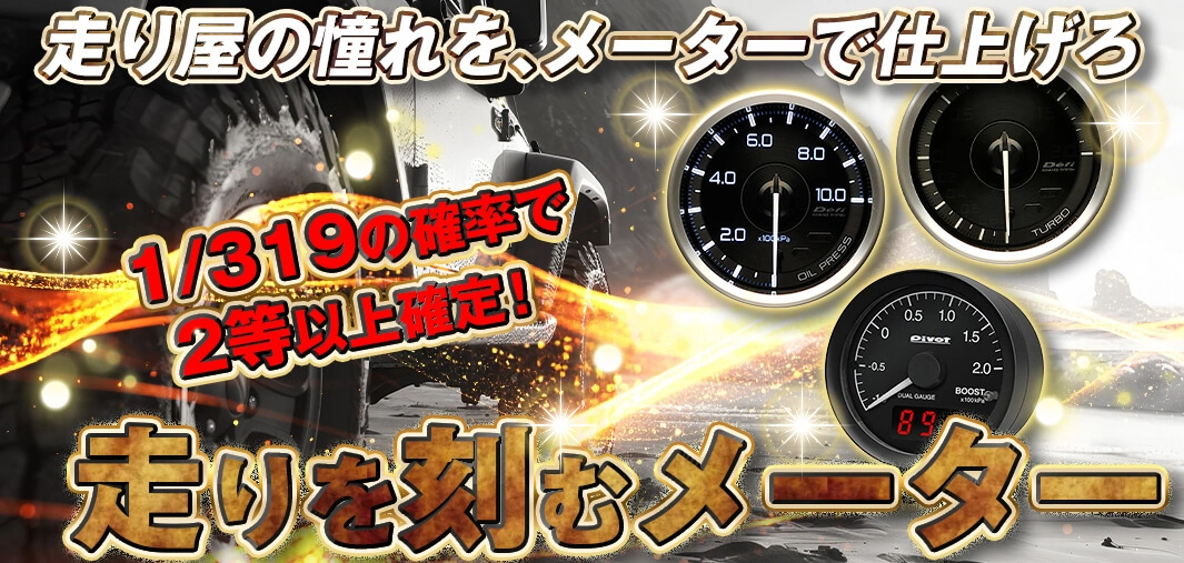 走りを刻むメーター